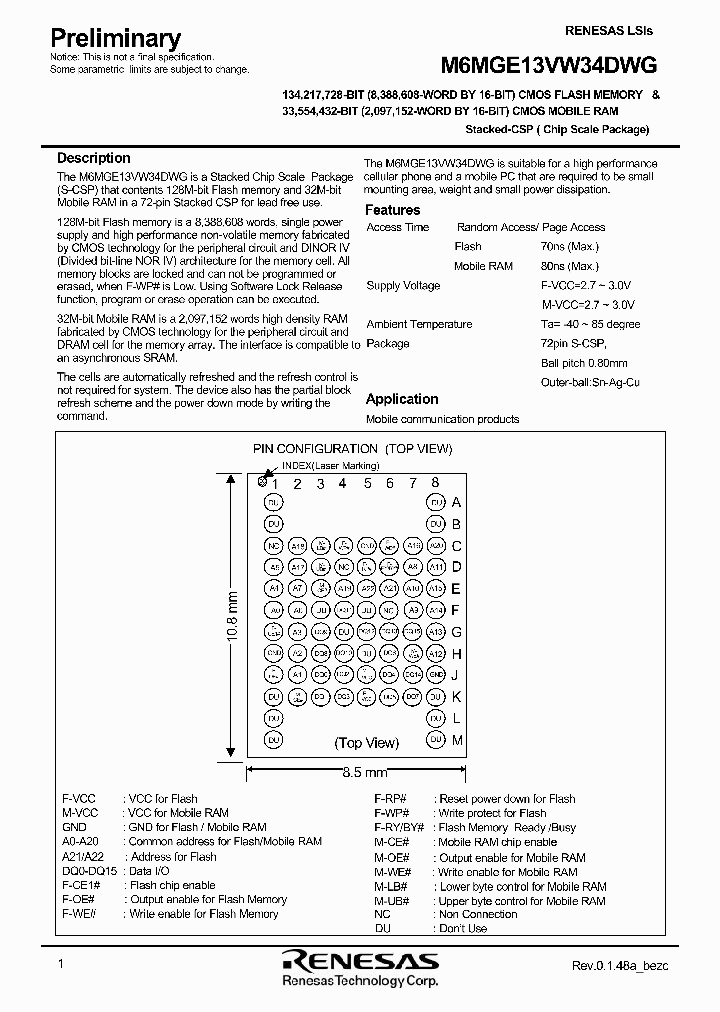 M6MGE13VW34DWG_4154764.PDF Datasheet