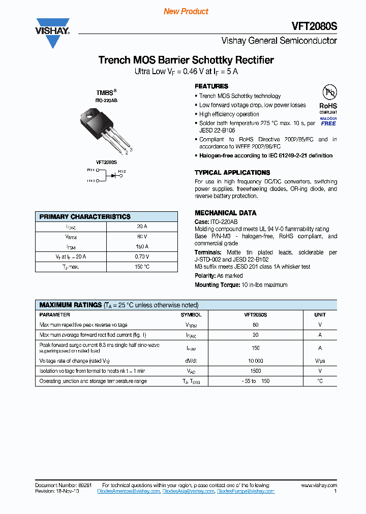VFT2080S-M3-4W_4157312.PDF Datasheet