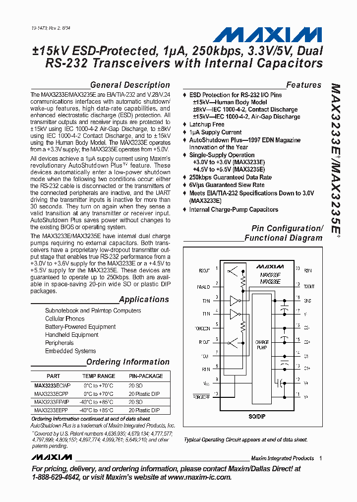 MAX3235ECWPG36_3931879.PDF Datasheet