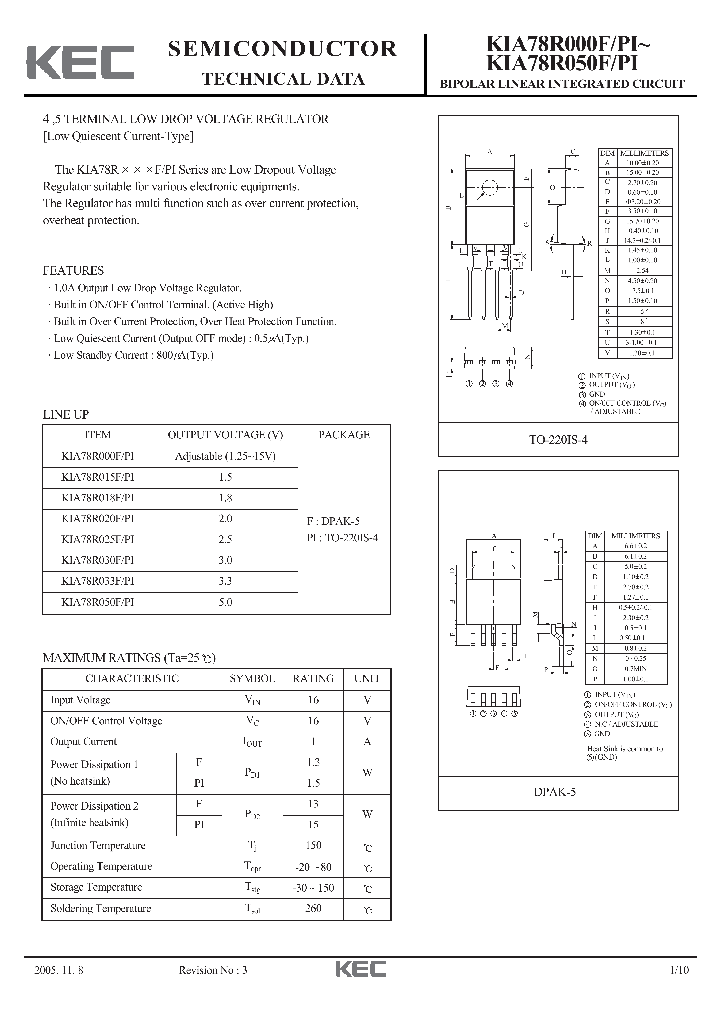 KIA78R000FPI_4167398.PDF Datasheet