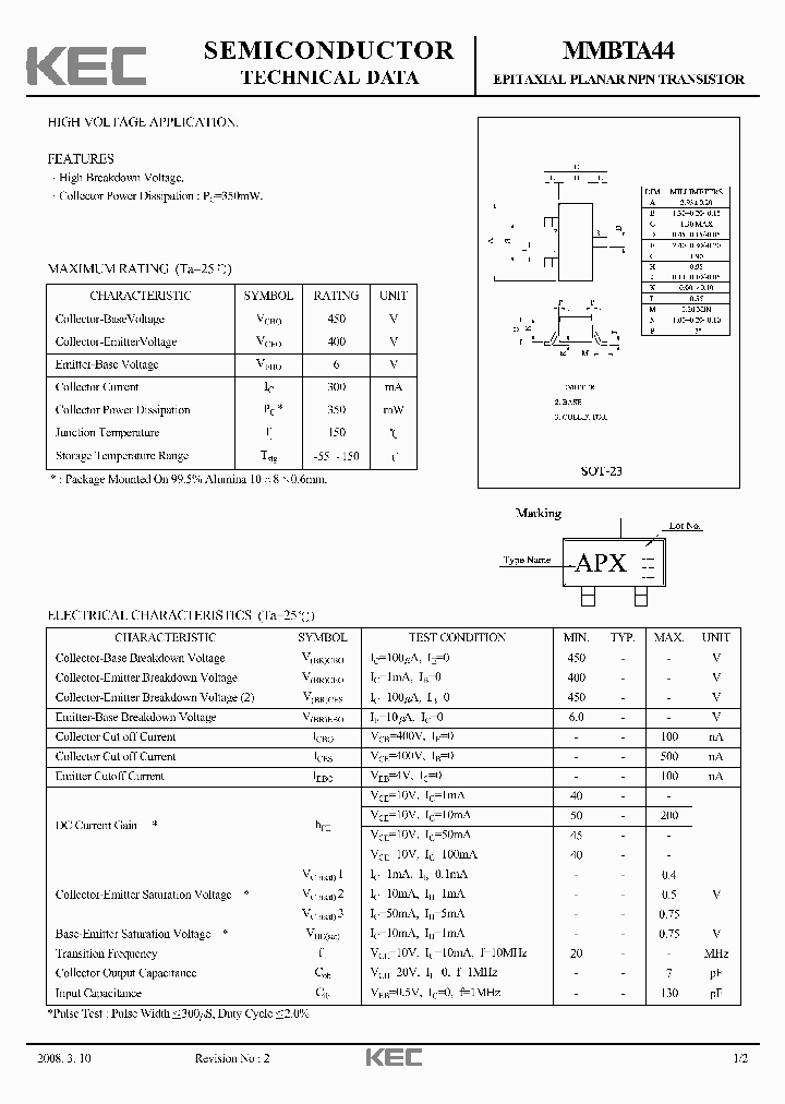 MMBTA44_4167721.PDF Datasheet