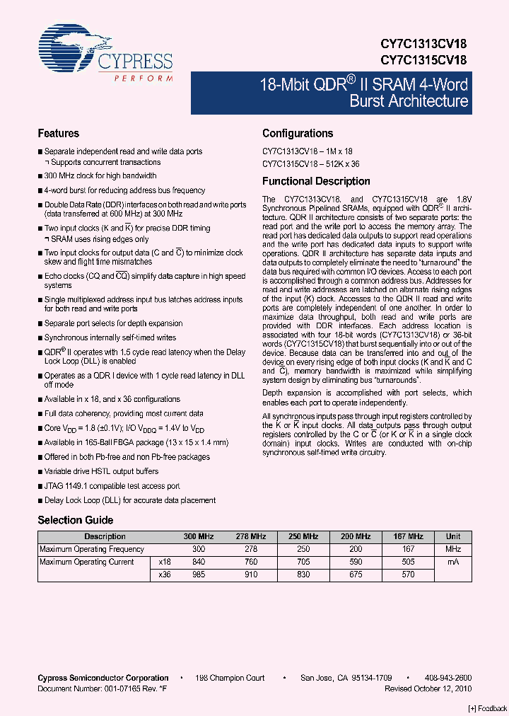CY7C1315CV18-200BZC_3954483.PDF Datasheet
