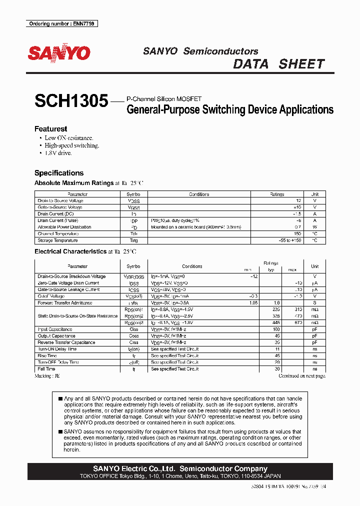 SCH1305_4174218.PDF Datasheet