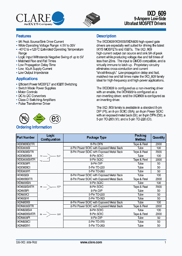 IXDD609YI_4178355.PDF Datasheet