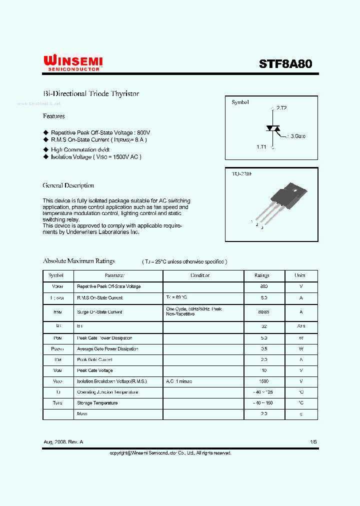 STF8A80_4178590.PDF Datasheet