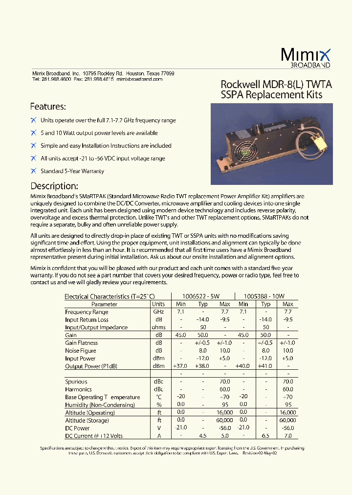 MDR-8L_3993066.PDF Datasheet
