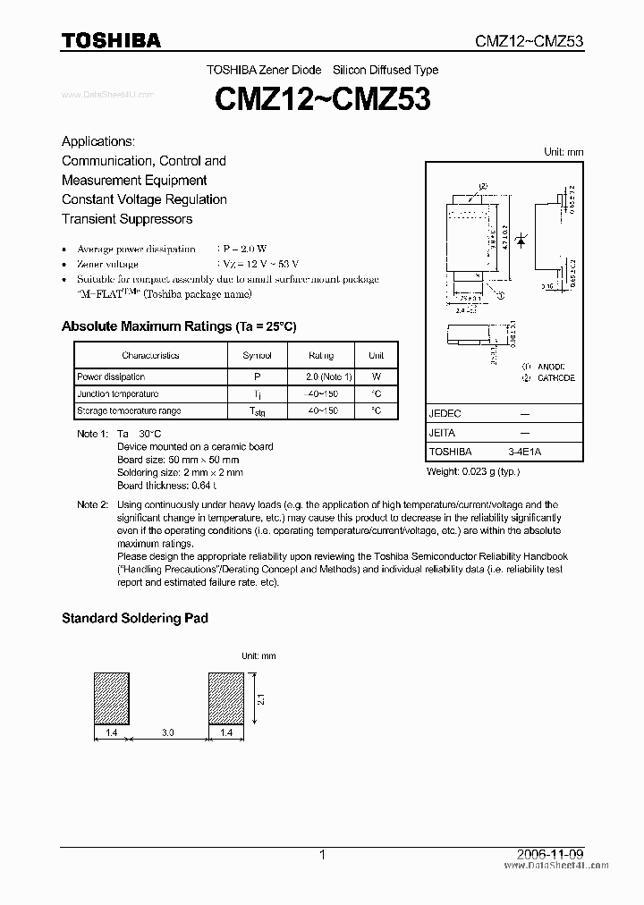 CMZ1X_4185777.PDF Datasheet