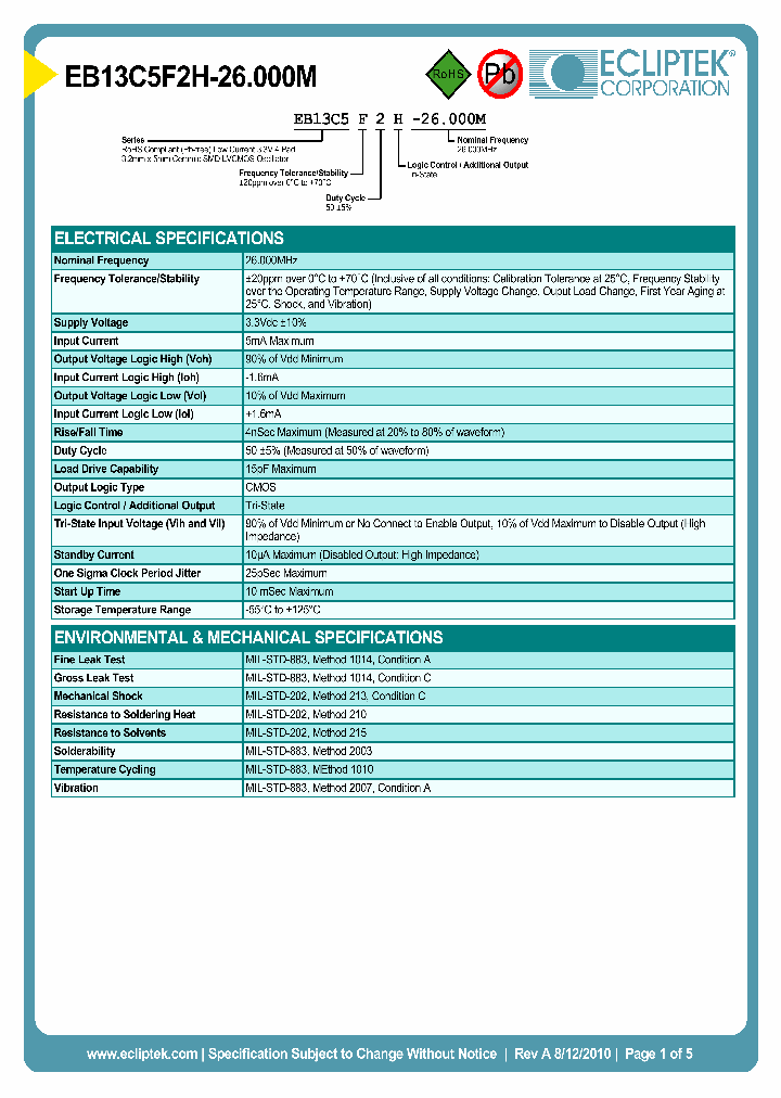 EB13C5F2H-26000M_4023127.PDF Datasheet