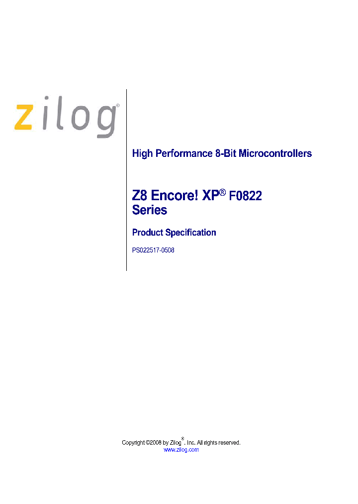 Z8F0812PJ020EC_4026854.PDF Datasheet