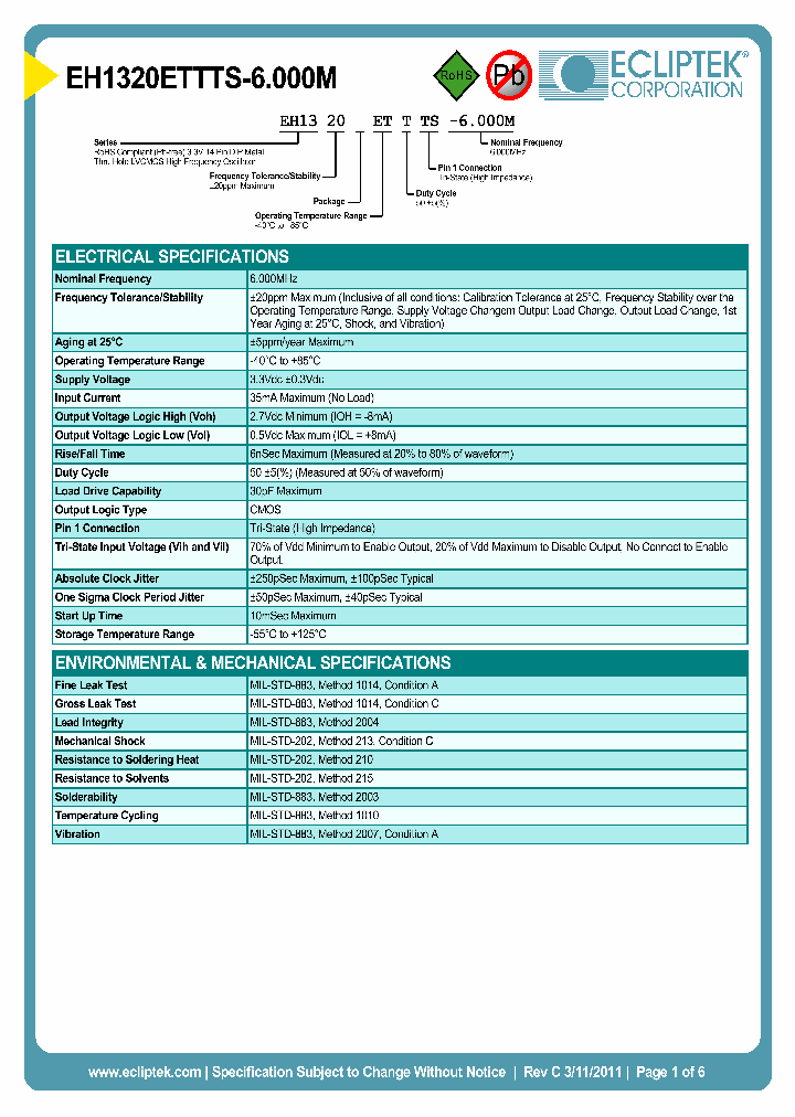 EH1320ETTTS-6000M_4109592.PDF Datasheet