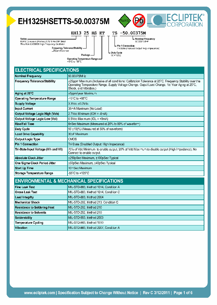 EH1325HSETTS-5000375M_4141753.PDF Datasheet