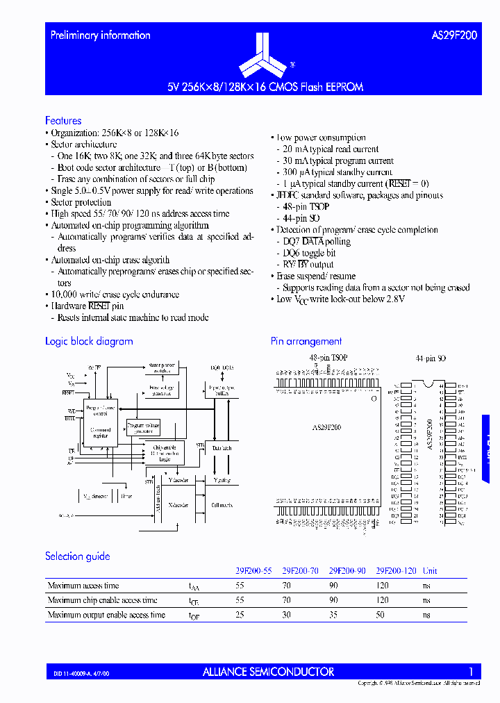 AS29F200T-55SC_4164959.PDF Datasheet