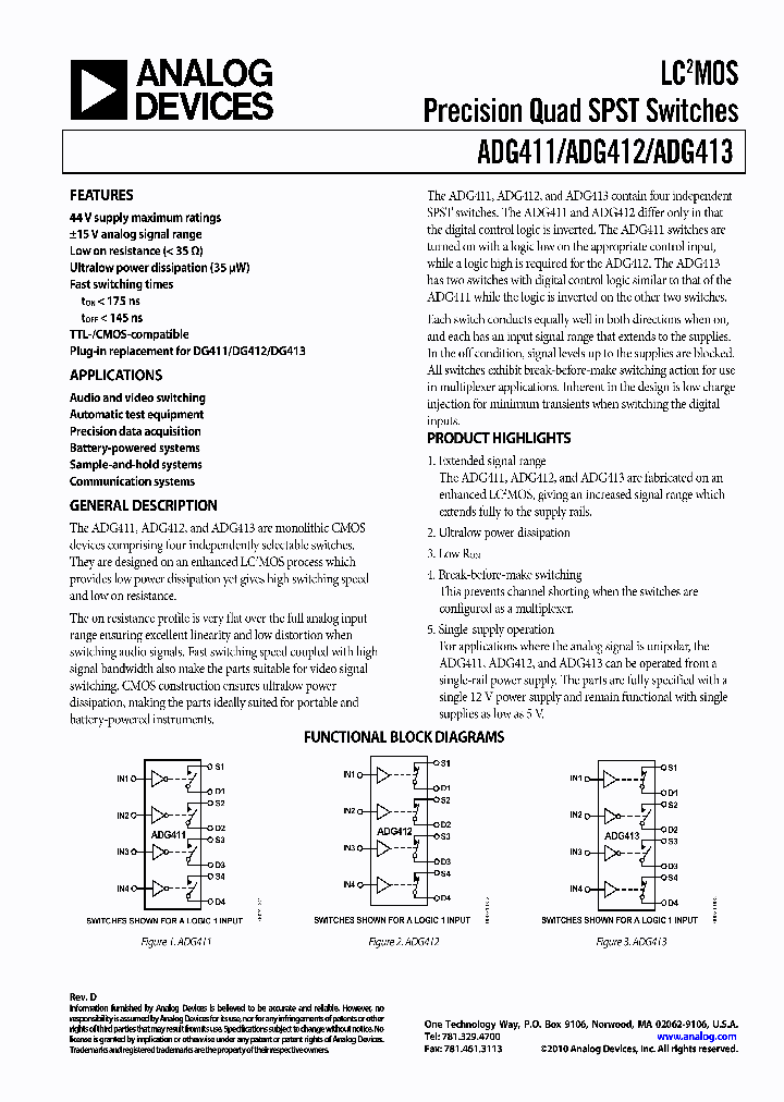 ADG413BRUZ-500RL7_4194221.PDF Datasheet