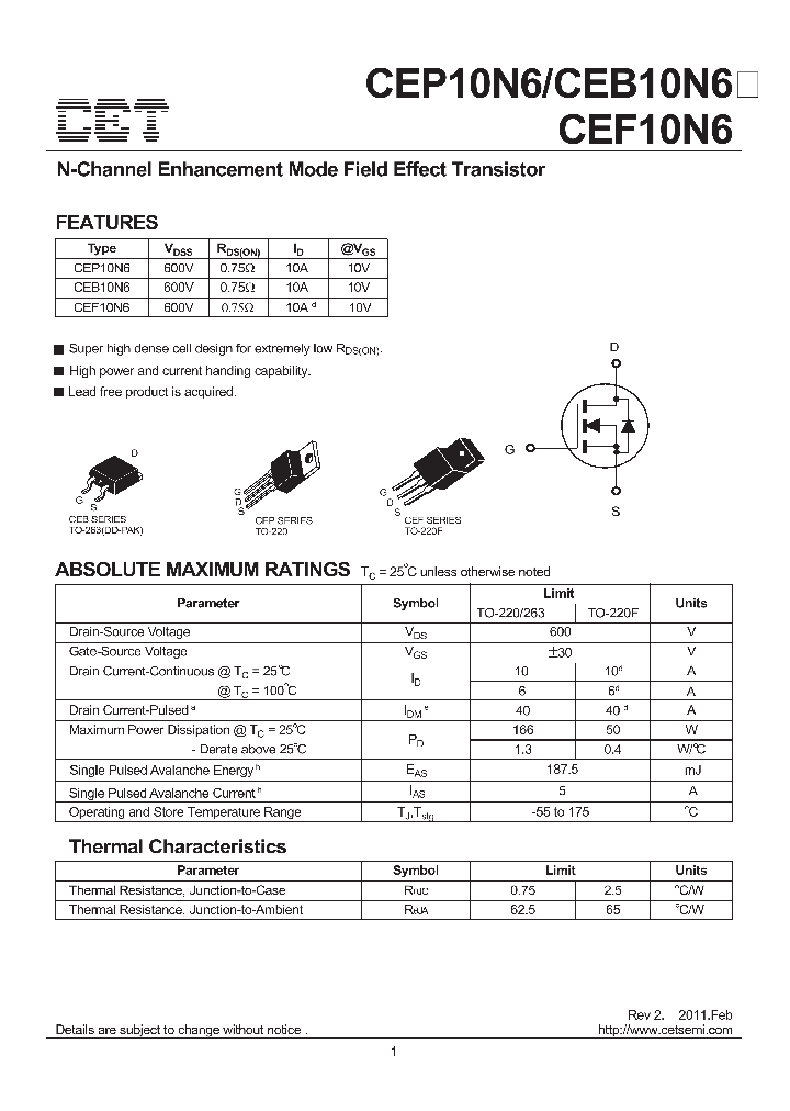 CEF10N6_4250064.PDF Datasheet