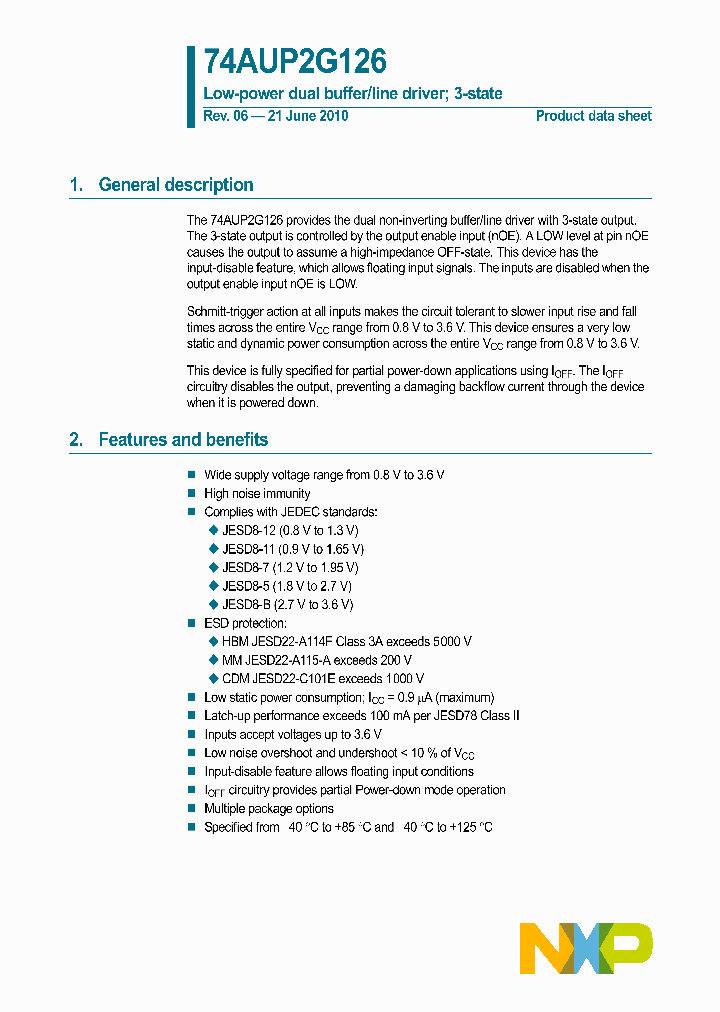 74AUP2G126GS_4216826.PDF Datasheet