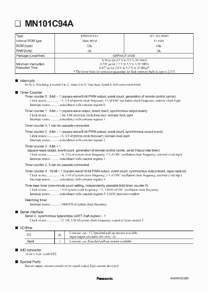 MN101CF94D_4271774.PDF Datasheet