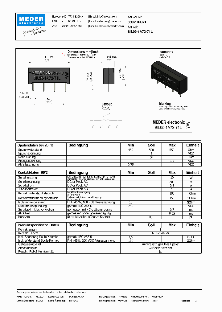 SIL05-1A72-71LDE_4272375.PDF Datasheet