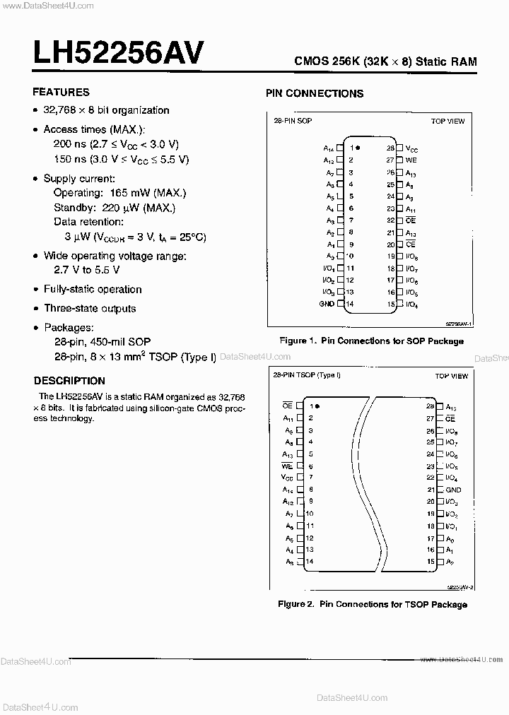 LH52256AV_4275685.PDF Datasheet