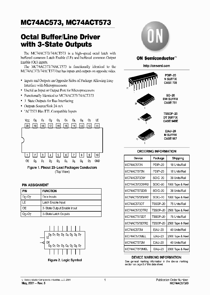 MC74AC573-D_4281677.PDF Datasheet