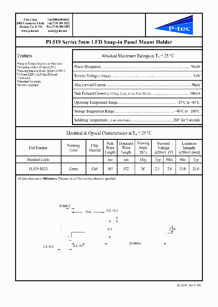 PL519-1G13_4291810.PDF Datasheet