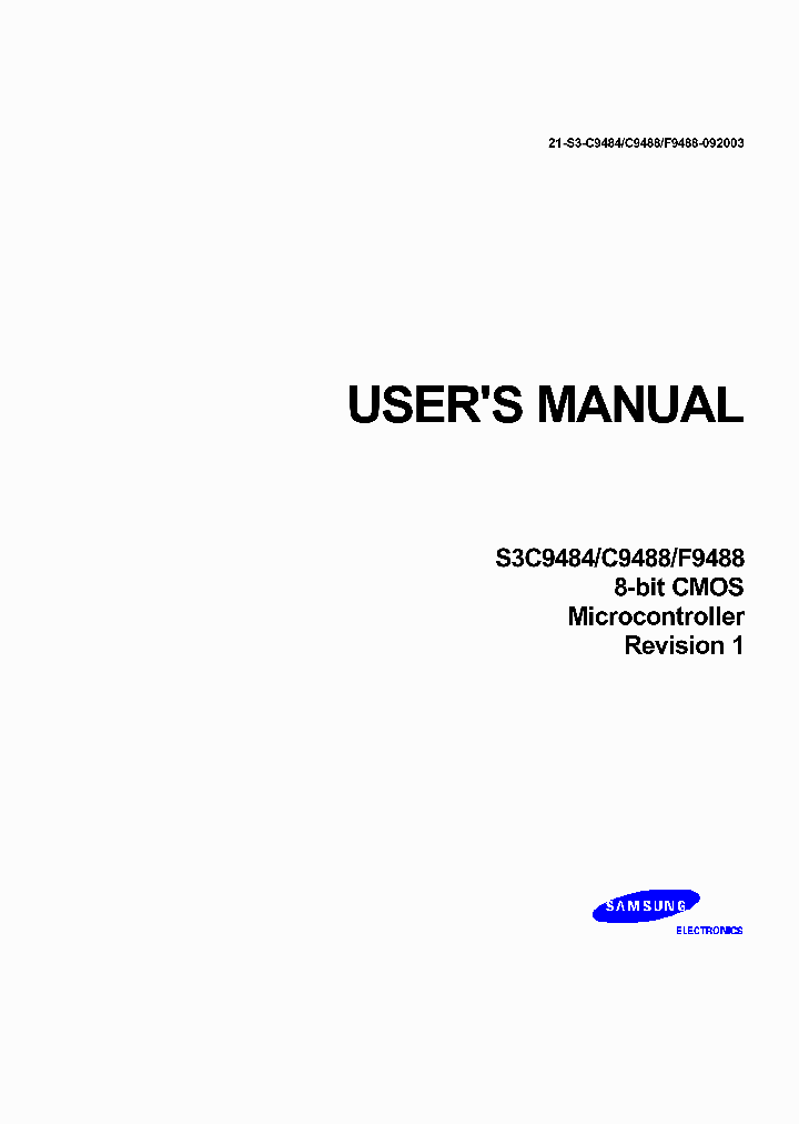 S3F9488_4297185.PDF Datasheet