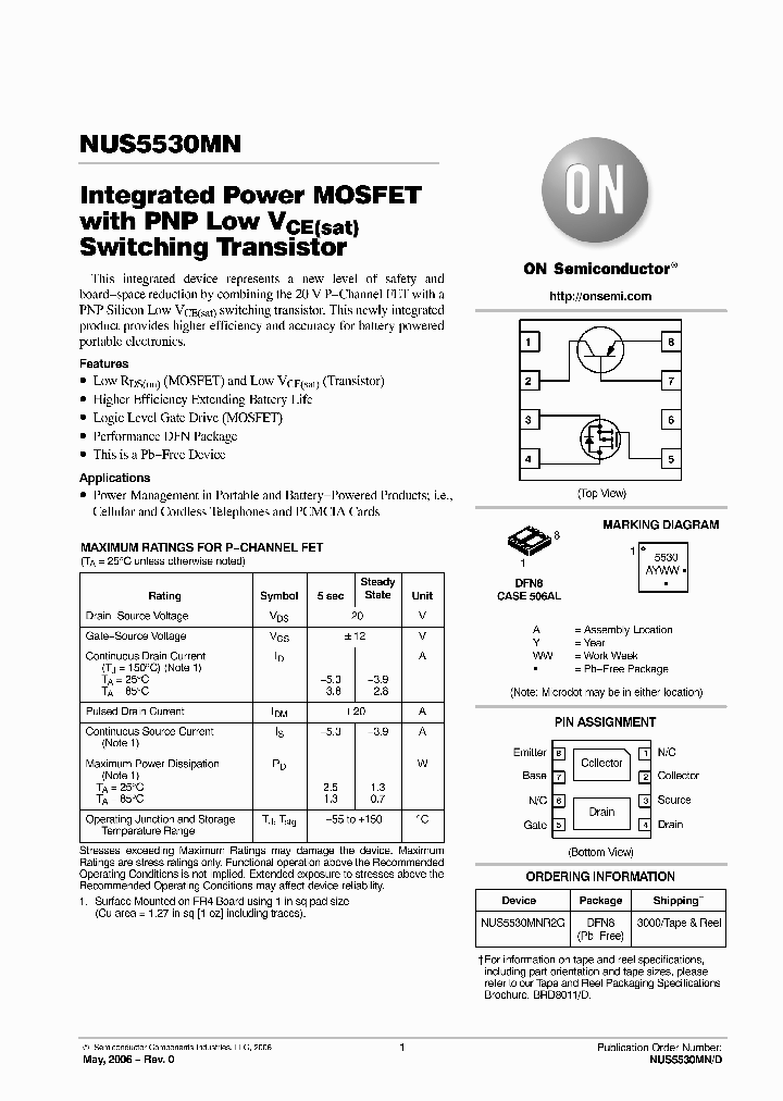 NUS5530MNR2G_4304152.PDF Datasheet