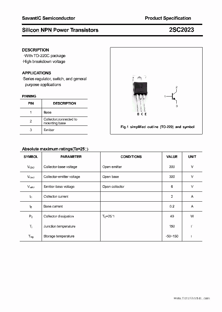 2SC2023_4310899.PDF Datasheet