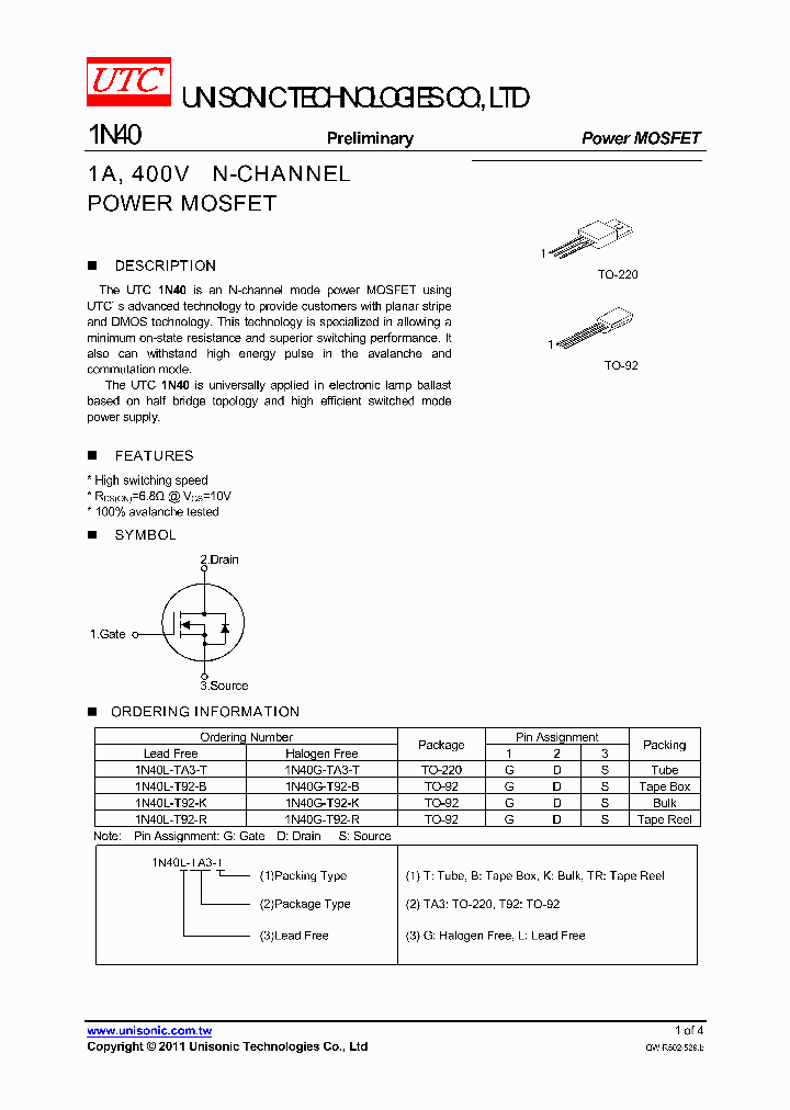 1N40L-TA3-K_4323220.PDF Datasheet