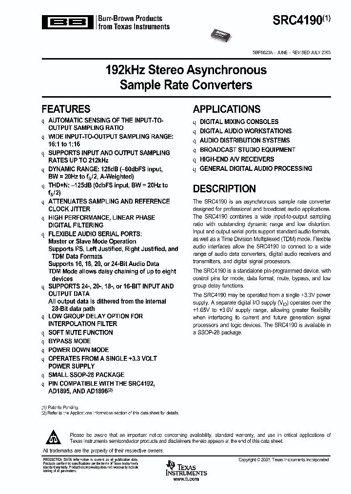 SRC4190_4332433.PDF Datasheet