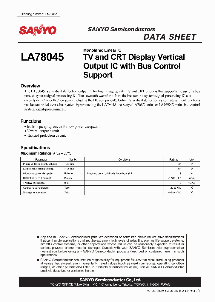 LA78045_4347973.PDF Datasheet