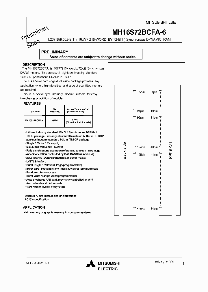 MH16S72BCFA-6_4354704.PDF Datasheet