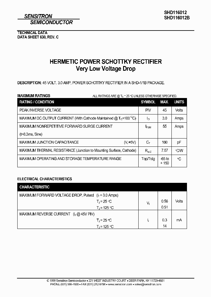 SHD11601211_4354220.PDF Datasheet