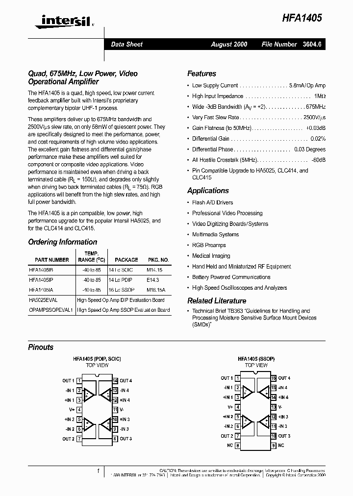 HFA1405IA_4355300.PDF Datasheet