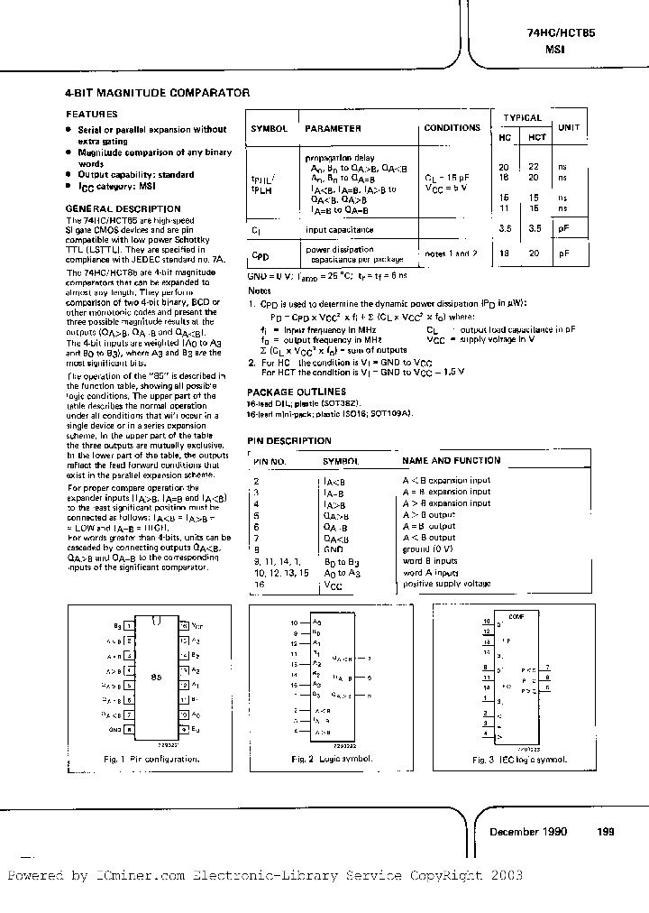 74HC85D-T_4359895.PDF Datasheet