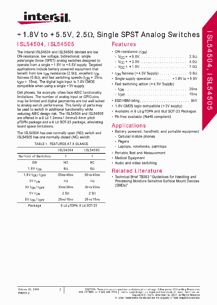 ISL54504IHZ-T_4363326.PDF Datasheet
