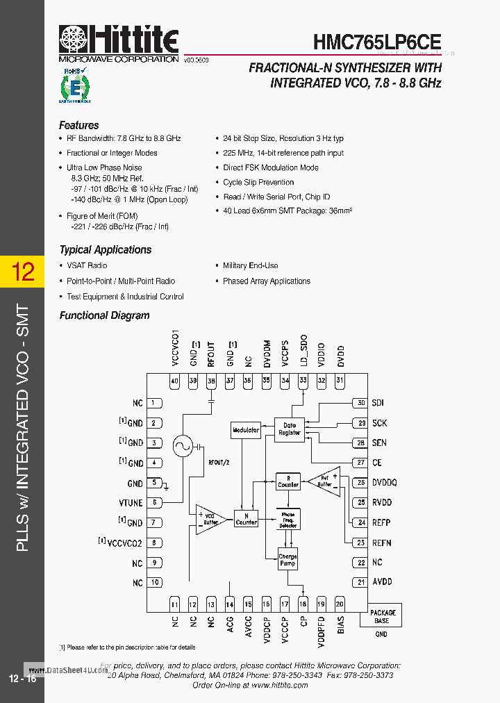 HMC765LP6CE_4364612.PDF Datasheet