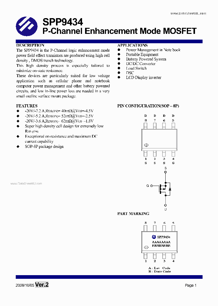 SPP9434_4377332.PDF Datasheet