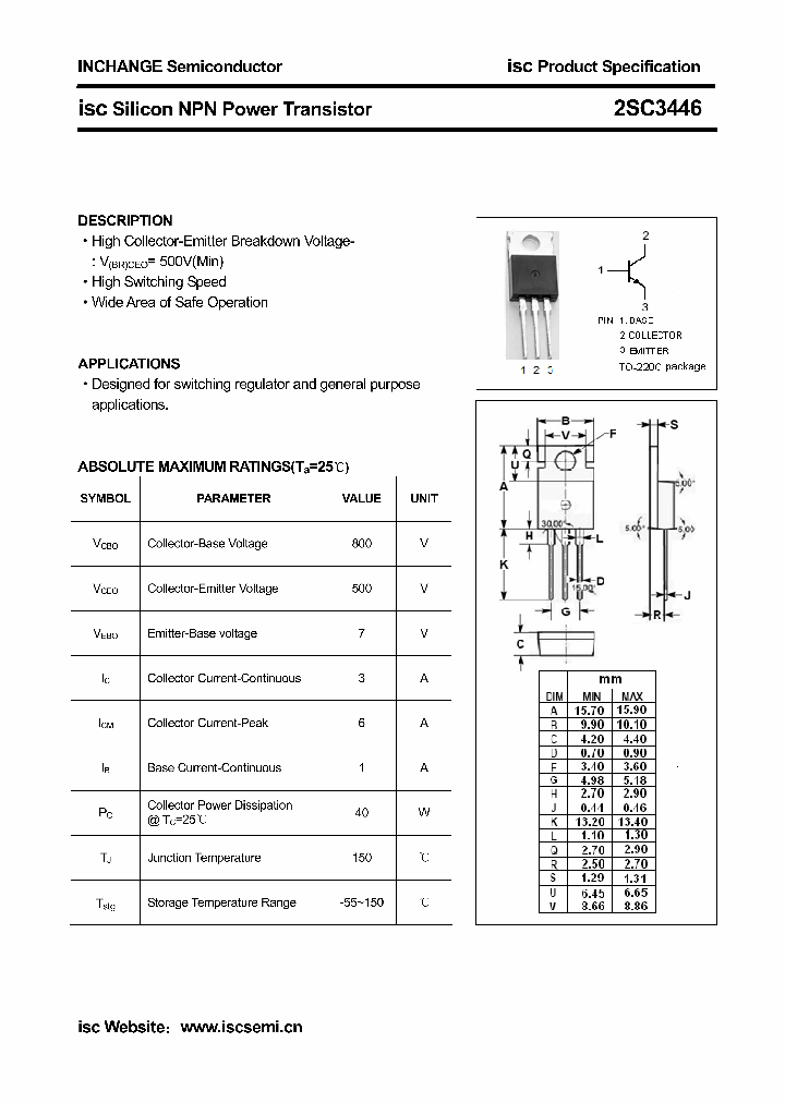 2SC3446_4381452.PDF Datasheet