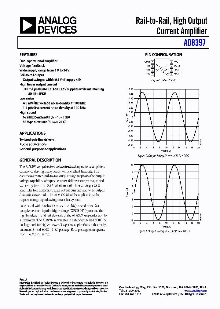 AD8397ARDZ_4396059.PDF Datasheet
