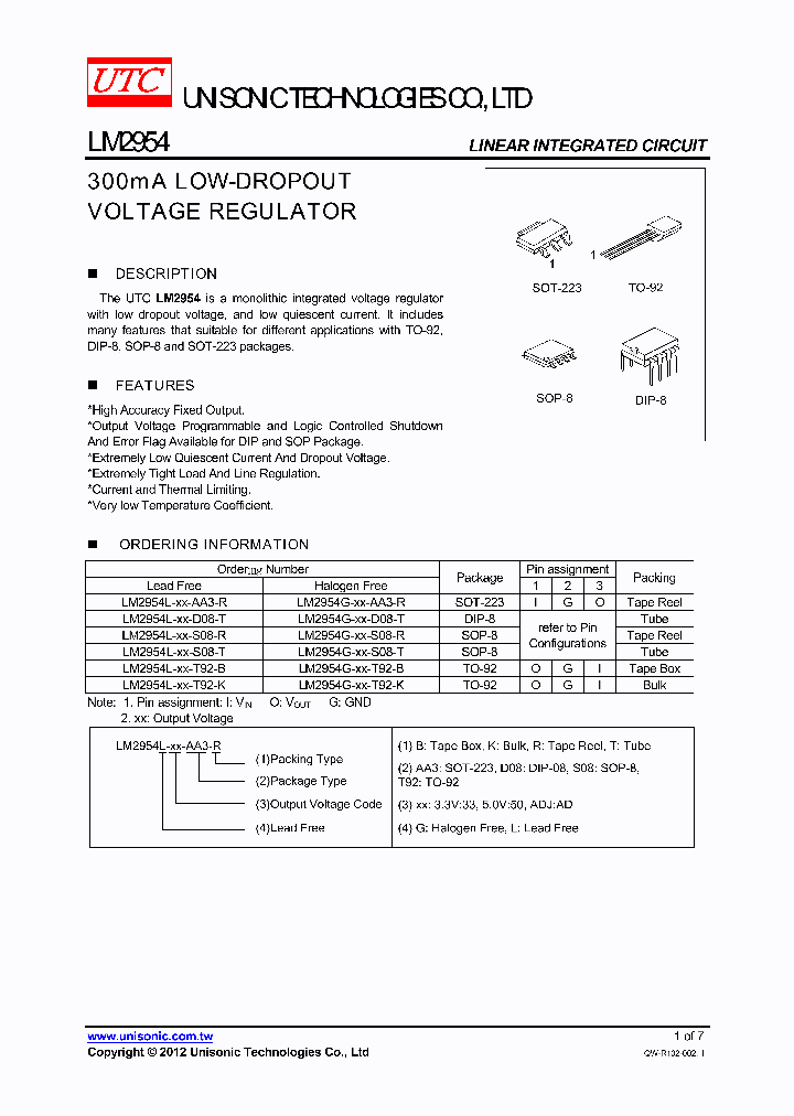 LM2954G-XX-T92-B_4399585.PDF Datasheet