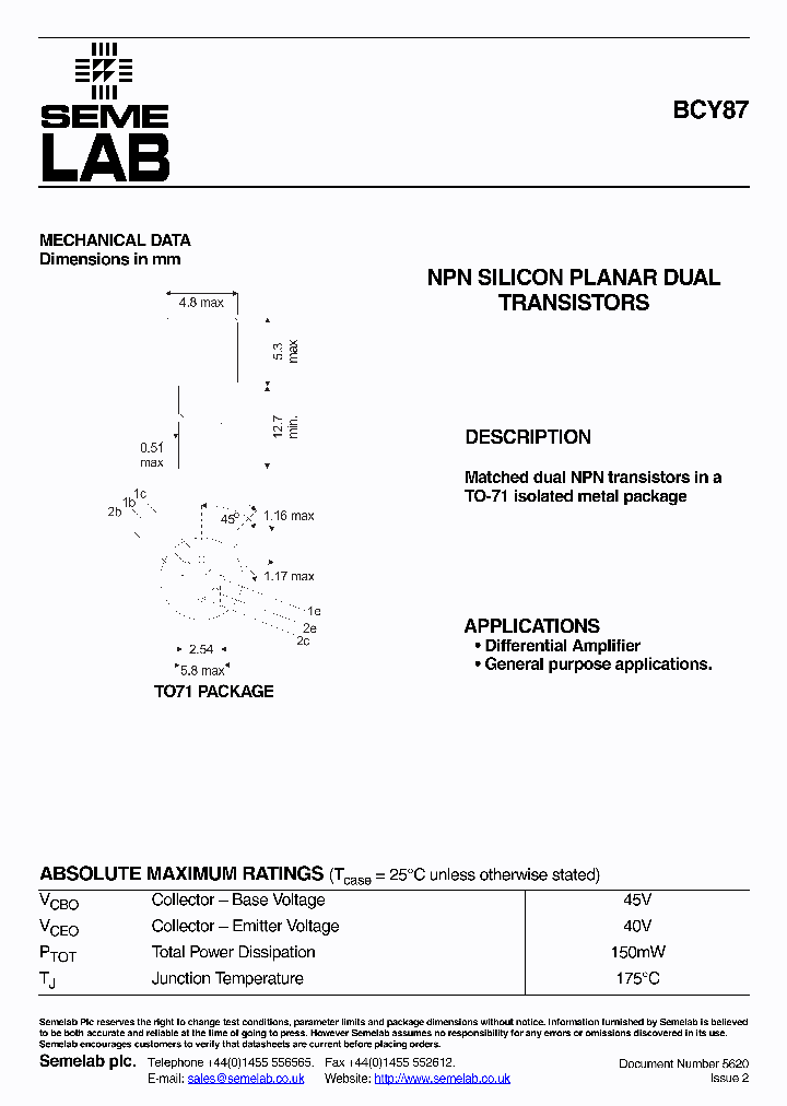 BCY87_4415819.PDF Datasheet