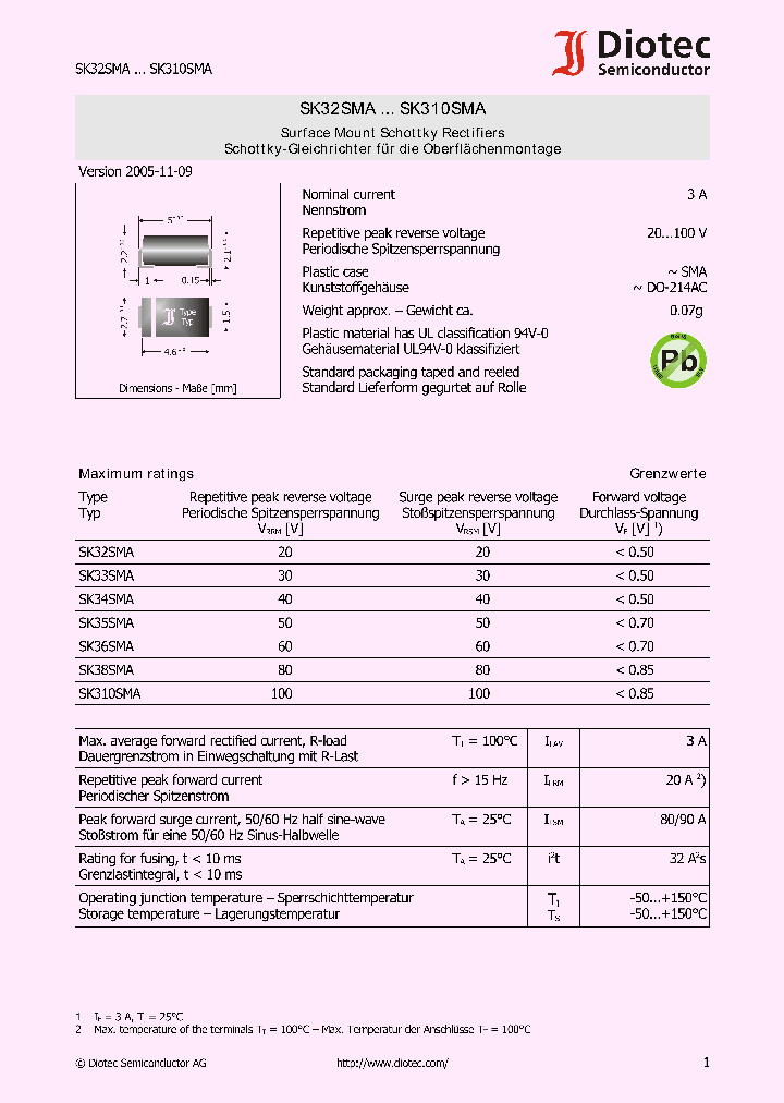 SK38SMA_4423060.PDF Datasheet