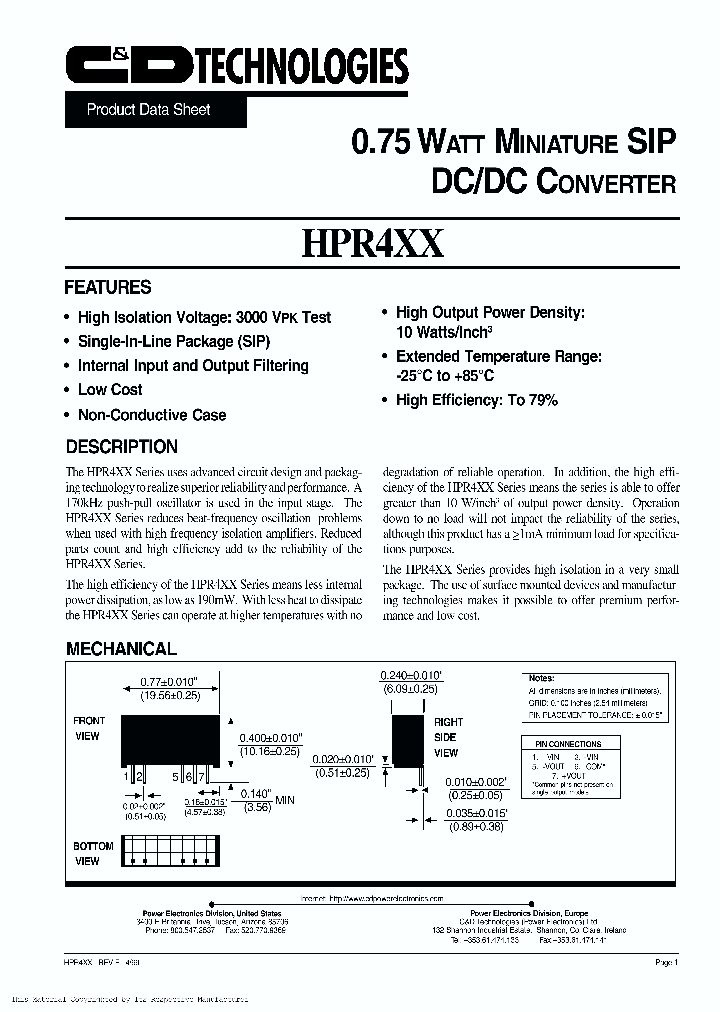 HPR407H_4445137.PDF Datasheet