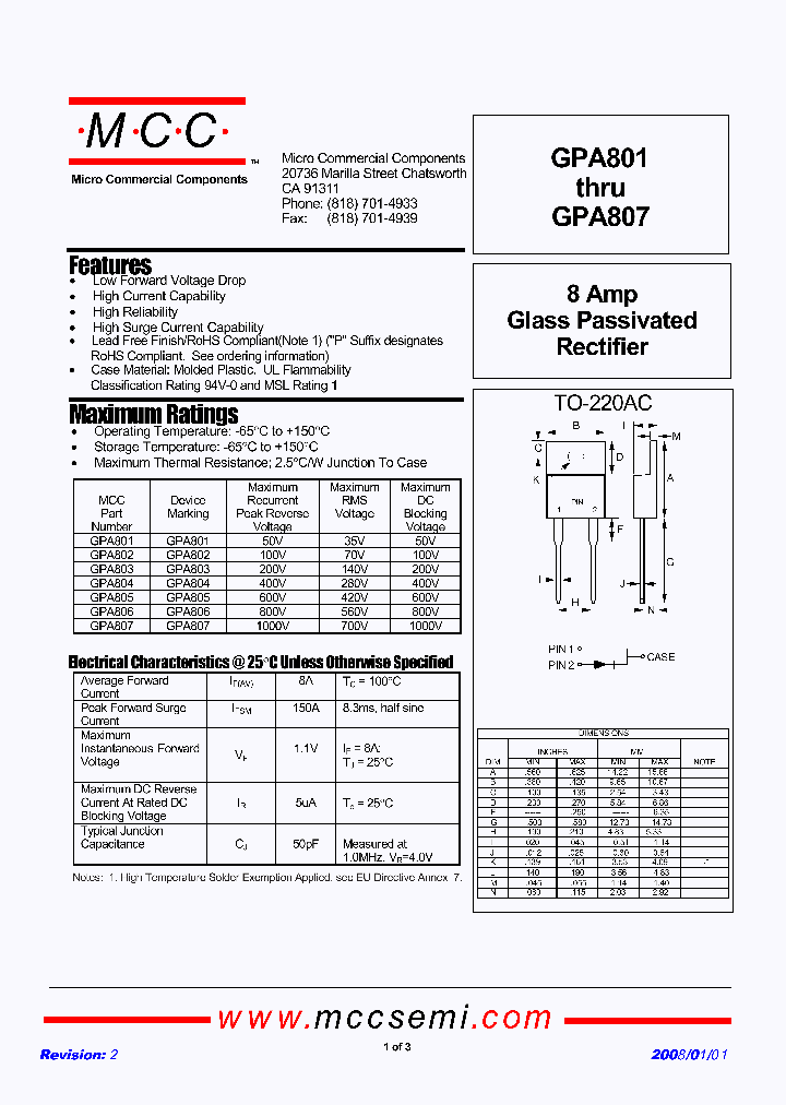 GPA801_4449870.PDF Datasheet