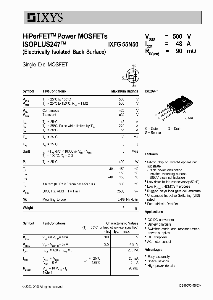IXFG55N50_4464122.PDF Datasheet