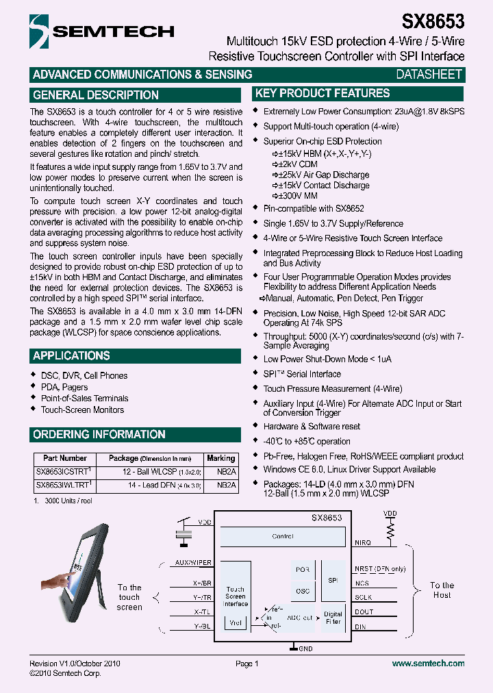 SX8653ICSTRT1_4468292.PDF Datasheet