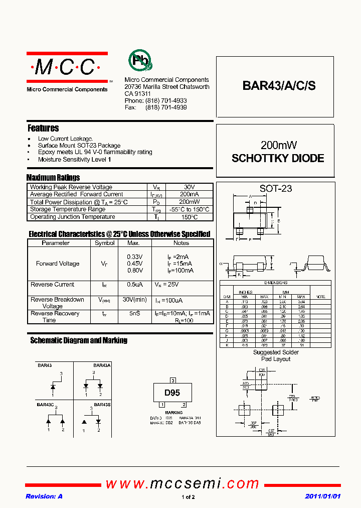 BAR43_4481308.PDF Datasheet
