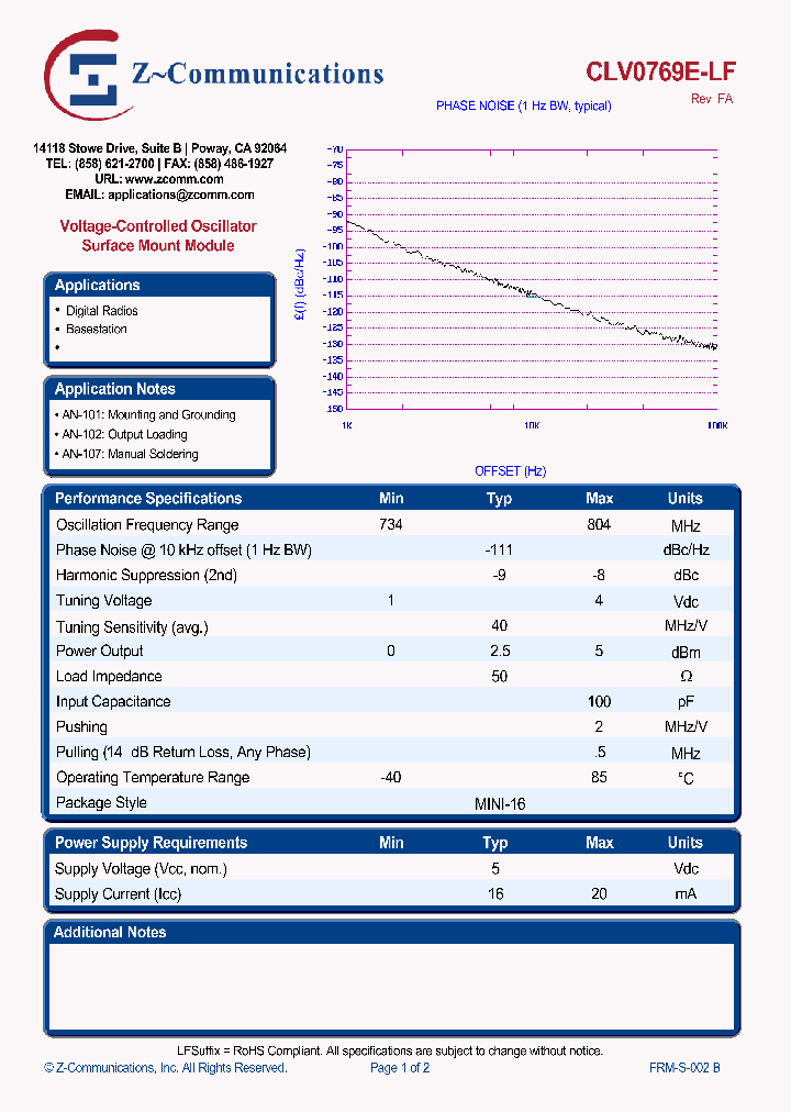 CLV0769E-LF_4489691.PDF Datasheet