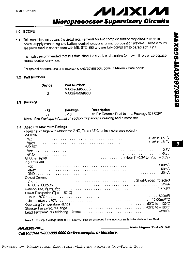 MAX697MJEHR_4491254.PDF Datasheet