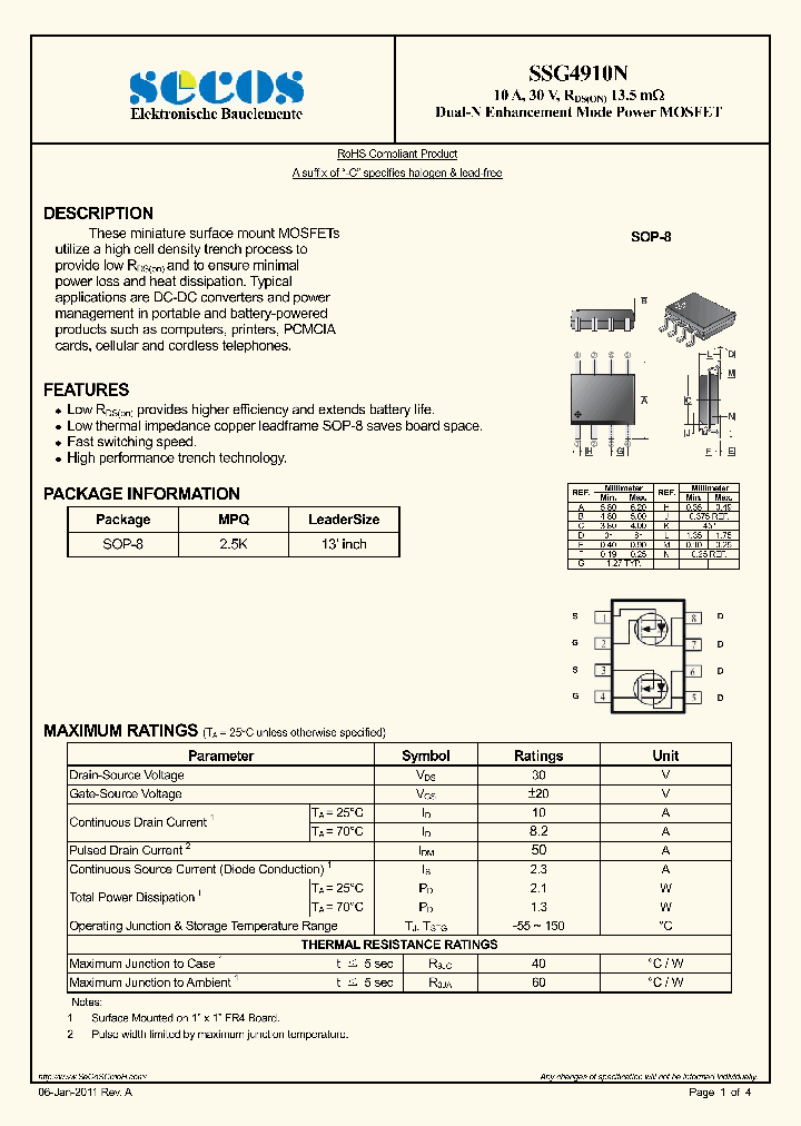 SSG4910N_4498677.PDF Datasheet